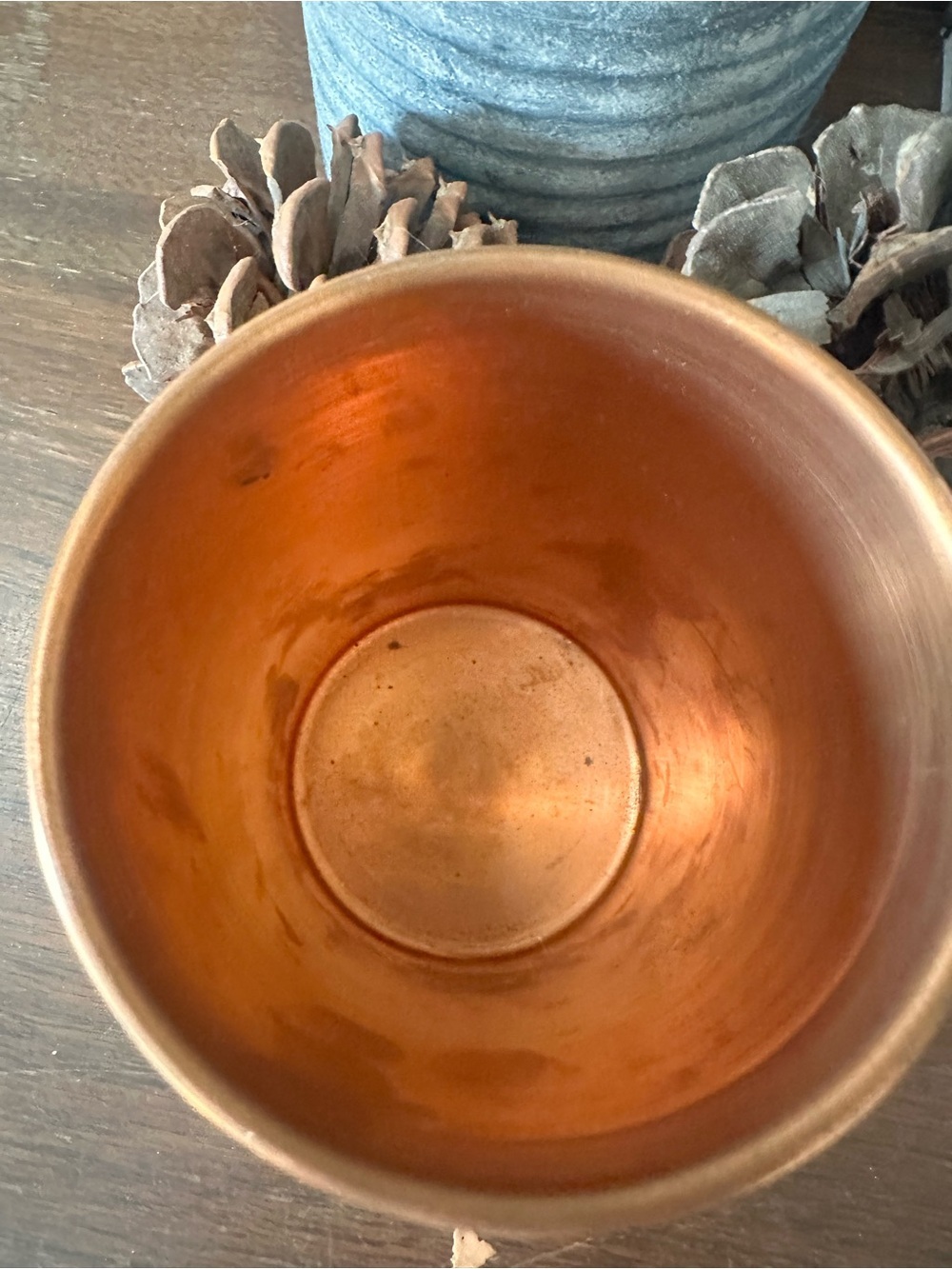 Title:
100% Solid Copper White Star Line Logo Mug Handcrafted Vintage Style - Picture 6 of 10
